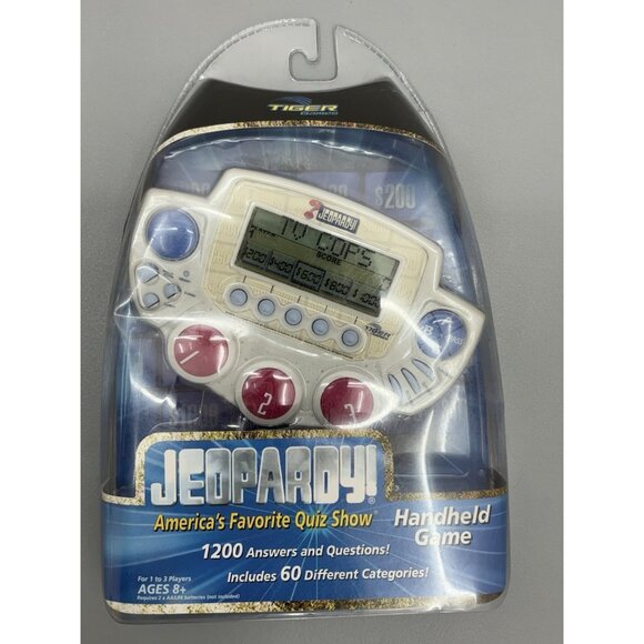Vintage Y2K Tiger Games Jeopardy Handheld Electronic Quiz Show Hasbro New - Picture 2 of 7